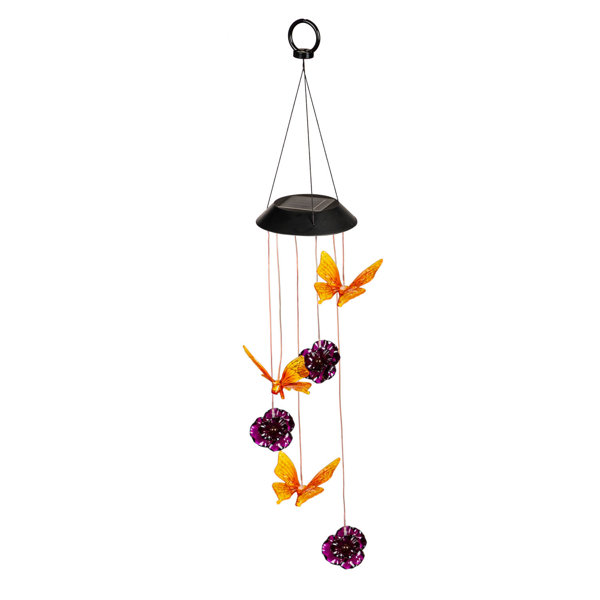 Evergreen Enterprises, Inc. Color Changing Butterflies and Flowers Wind